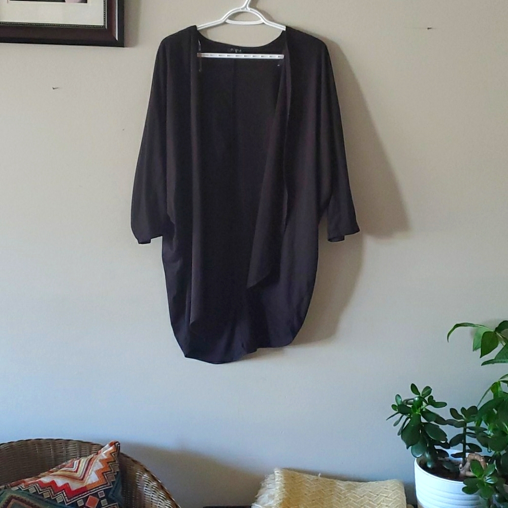 Bat sleeve cardigan